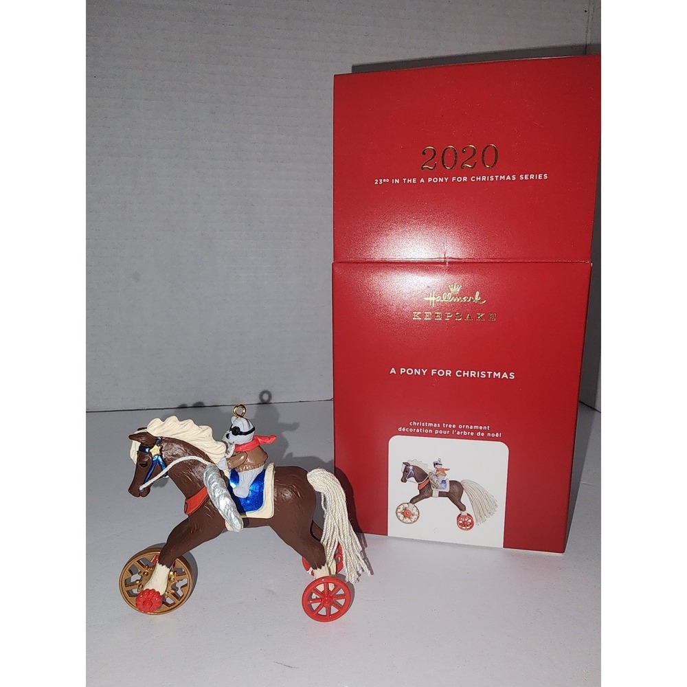 New Hallmark Keepsake Ornament A Pony for Christmas 2020